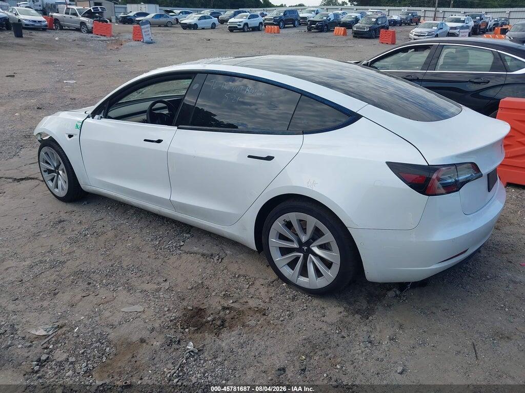5YJ3E1EA5MF850350 2021 TESLA MODEL 3 photo no. 3