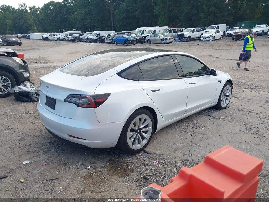 5YJ3E1EA5MF850350 2021 TESLA MODEL 3 photo no. 4
