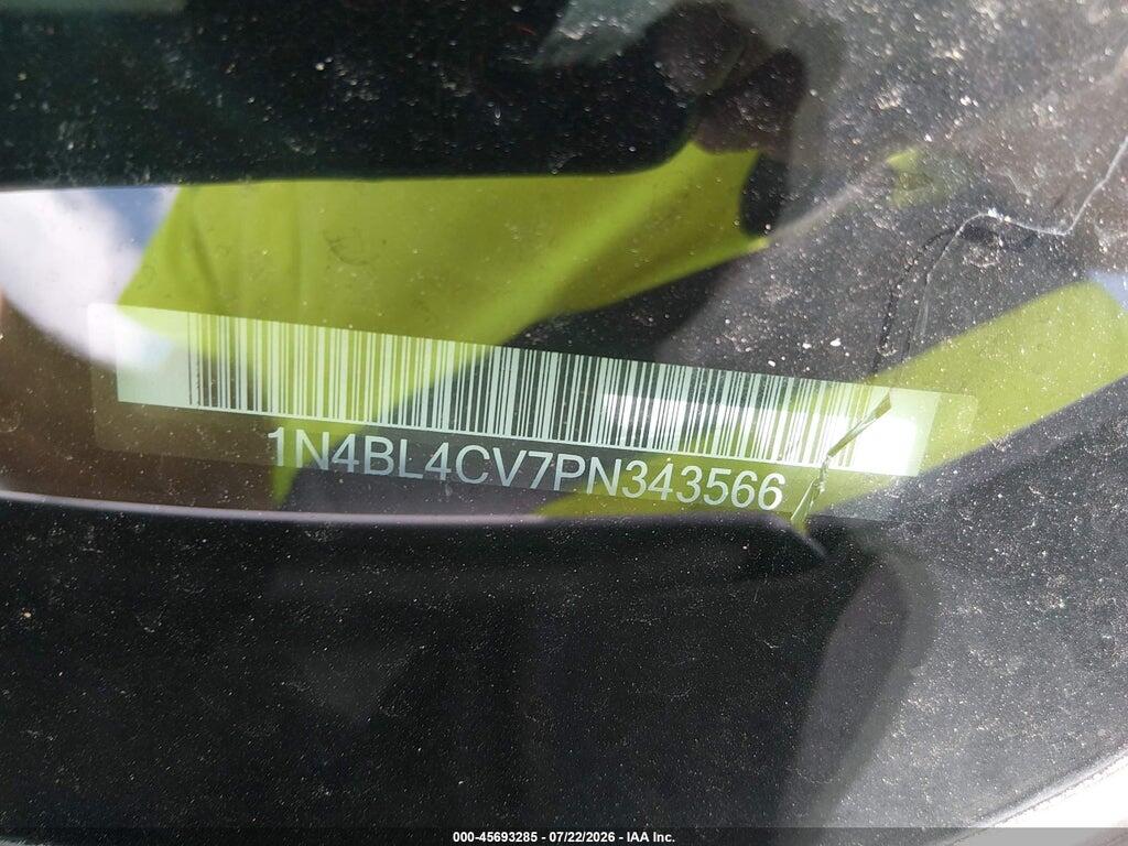 1N4BL4CV7PN343566 2023 NISSAN ALTIMA photo no. 9
