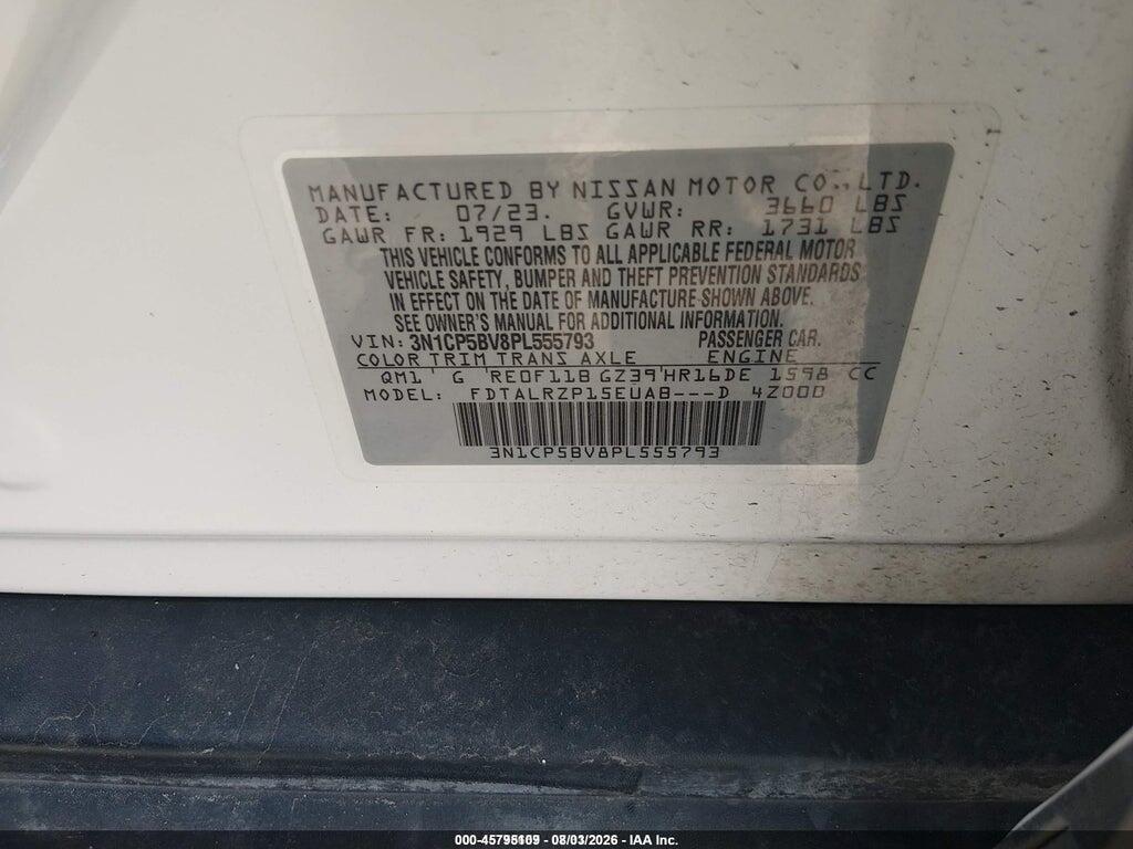 3N1CP5BV8PL555793 2023 NISSAN KICKS photo no. 9