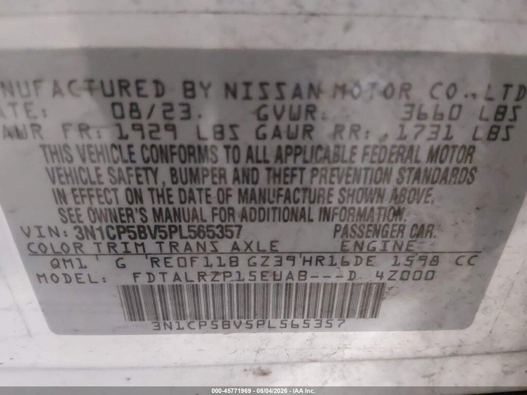 3N1CP5BV5PL565357 2023 NISSAN KICKS photo no. 9