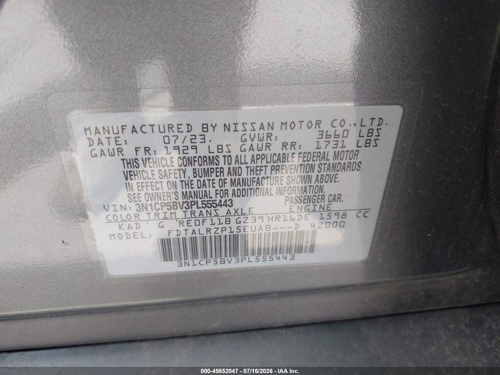 3N1CP5BV3PL555443 2023 NISSAN KICKS photo no. 9