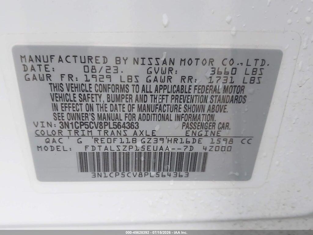 3N1CP5CV8PL564363 2023 NISSAN KICKS photo no. 9