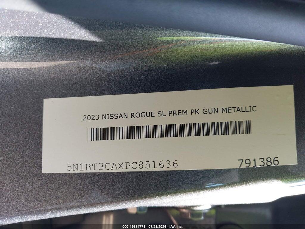 5N1BT3CAXPC851636 2023 NISSAN ROGUE photo no. 9