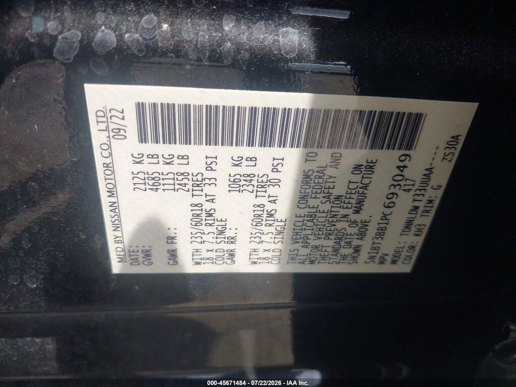 5N1BT3BB1PC693049 2023 NISSAN ROGUE photo no. 9