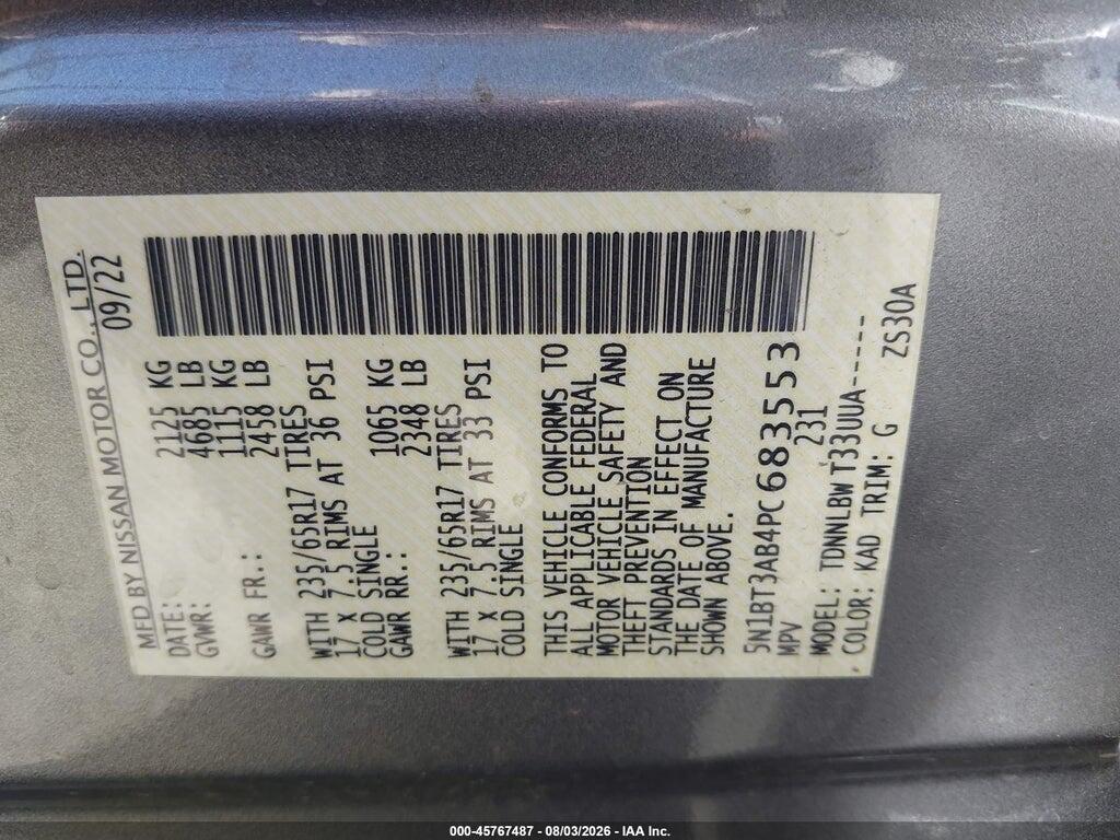 5N1BT3AB4PC683553 2023 NISSAN ROGUE photo no. 9