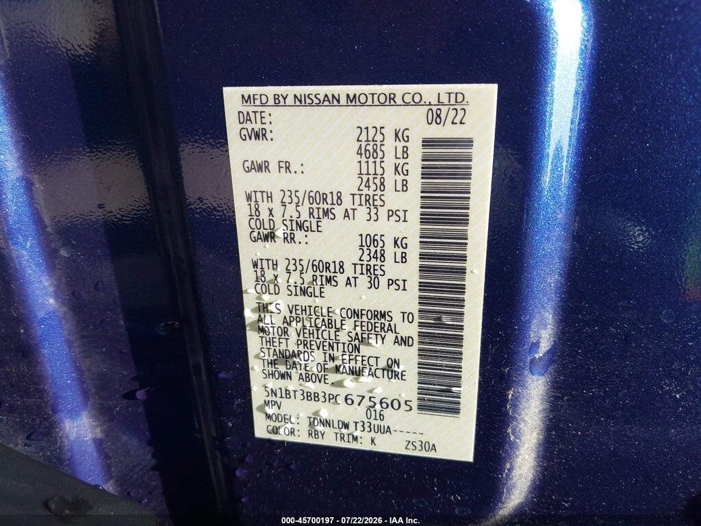 5N1BT3BB3PC675605 2023 NISSAN ROGUE photo no. 9