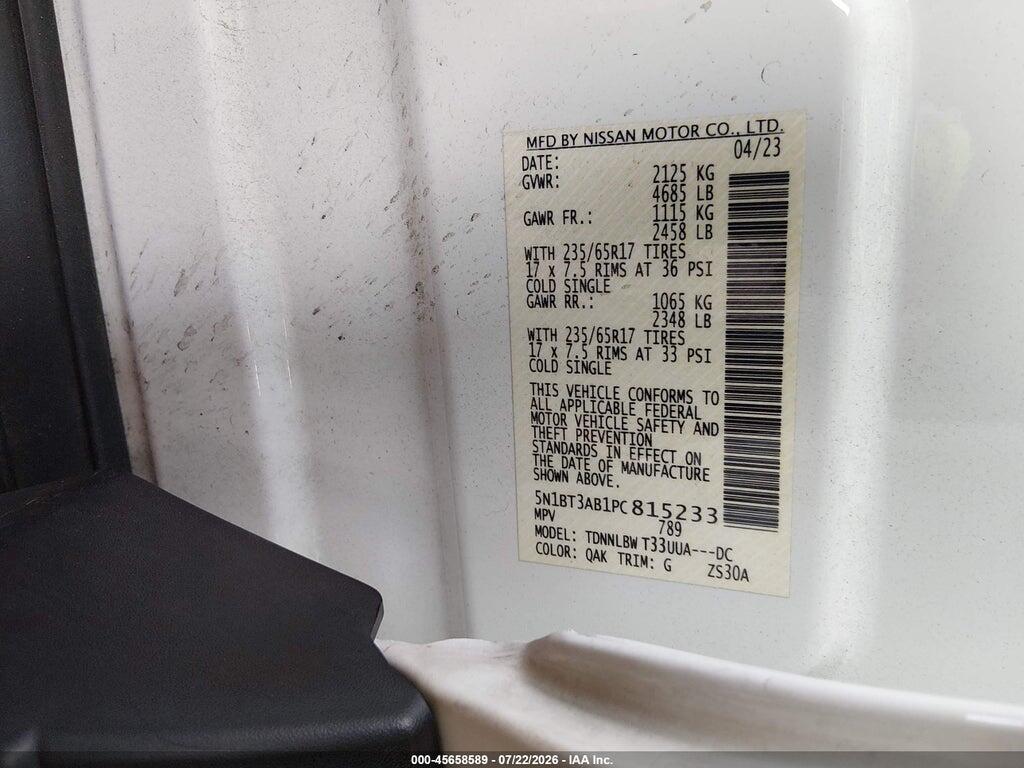 5N1BT3AB1PC815233 2023 NISSAN ROGUE photo no. 9