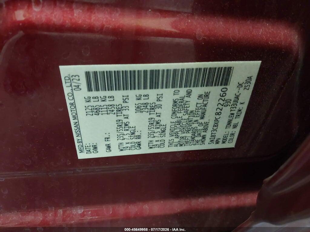 5N1BT3CBXPC822260 2023 NISSAN ROGUE photo no. 9