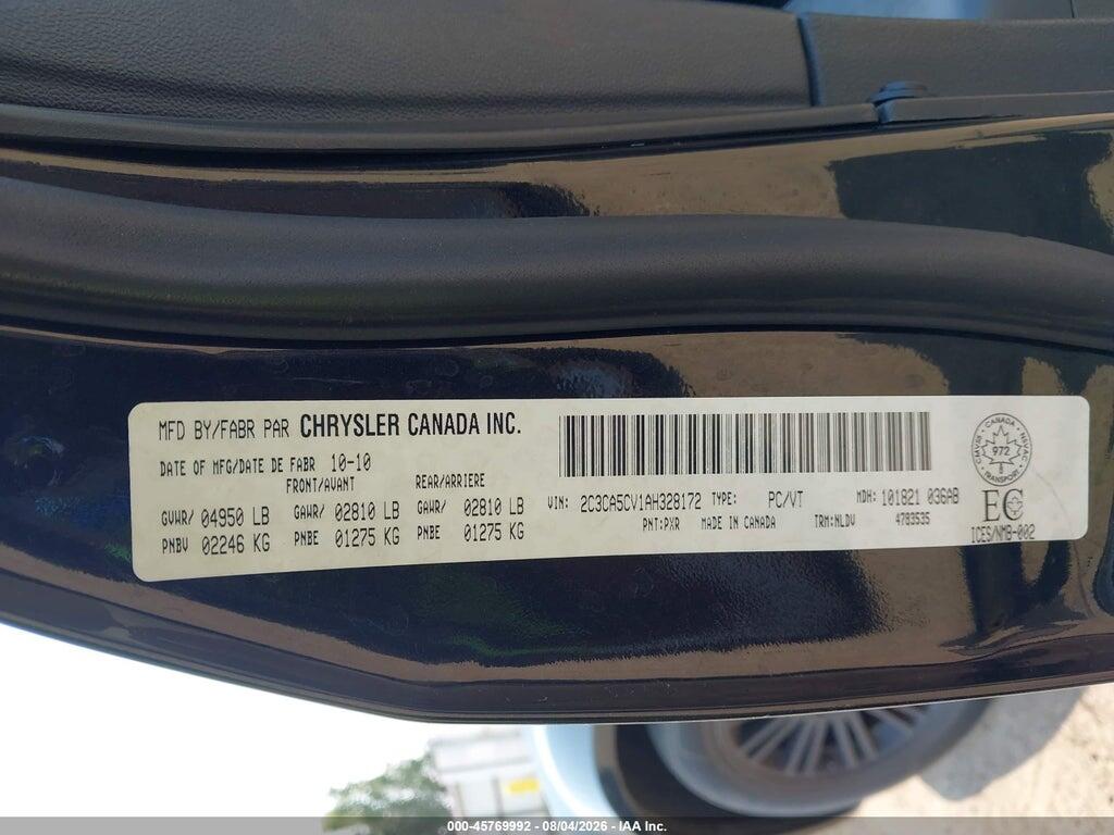 2C3CA5CV1AH328172 2010 CHRYSLER 300 photo no. 9