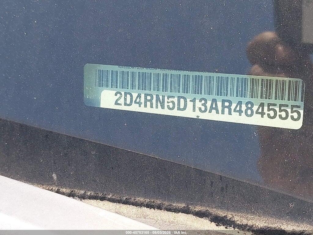 2D4RN5D13AR484555 2010 DODGE GRAND CARAVAN photo no. 9