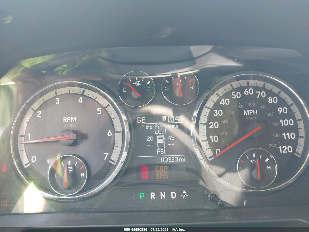 1D7RB1GT4AS250800 2010 DODGE RAM 1500 photo no. 7