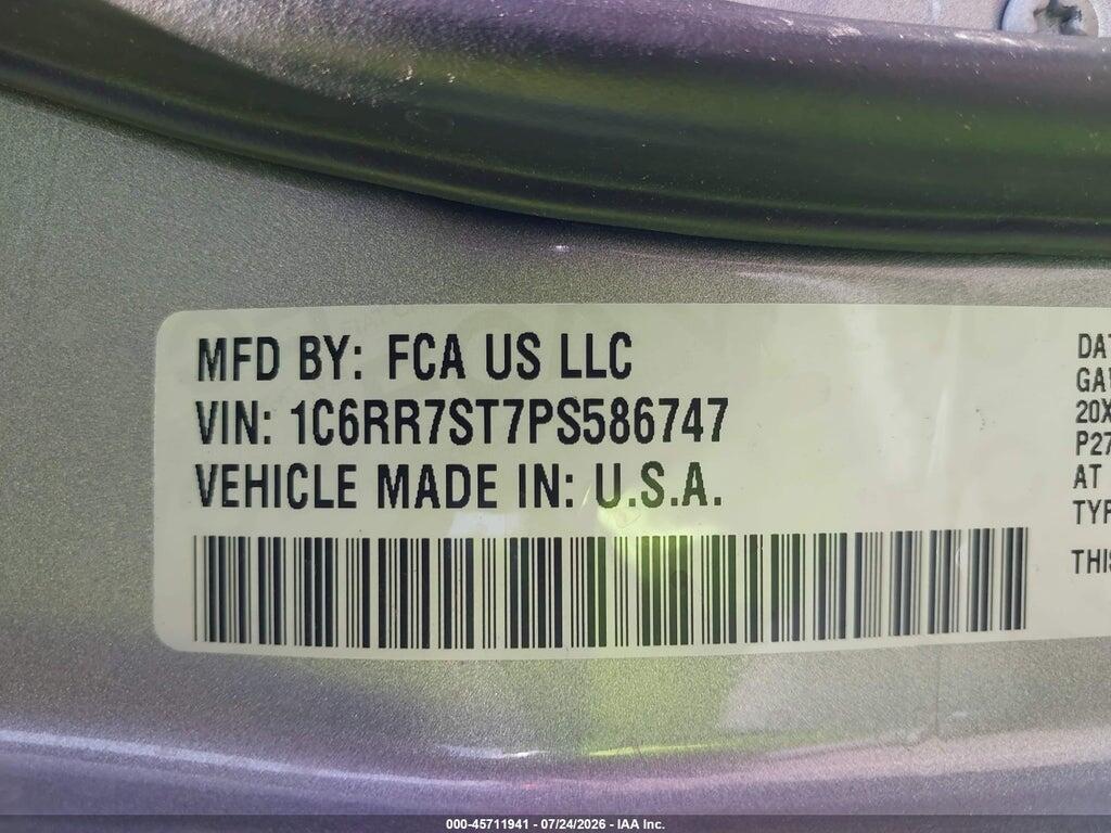 1C6RR7ST7PS586747 2023 RAM 1500 CLASSIC photo no. 9