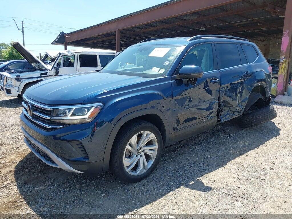 1V2HR2CA1MC587661 2021 VOLKSWAGEN ATLAS photo no. 2