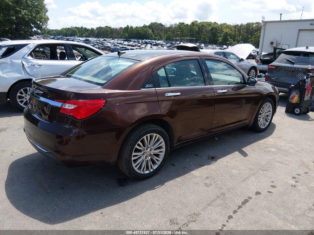 1C3CCBCB0CN169606 2012 CHRYSLER 200 photo no. 4