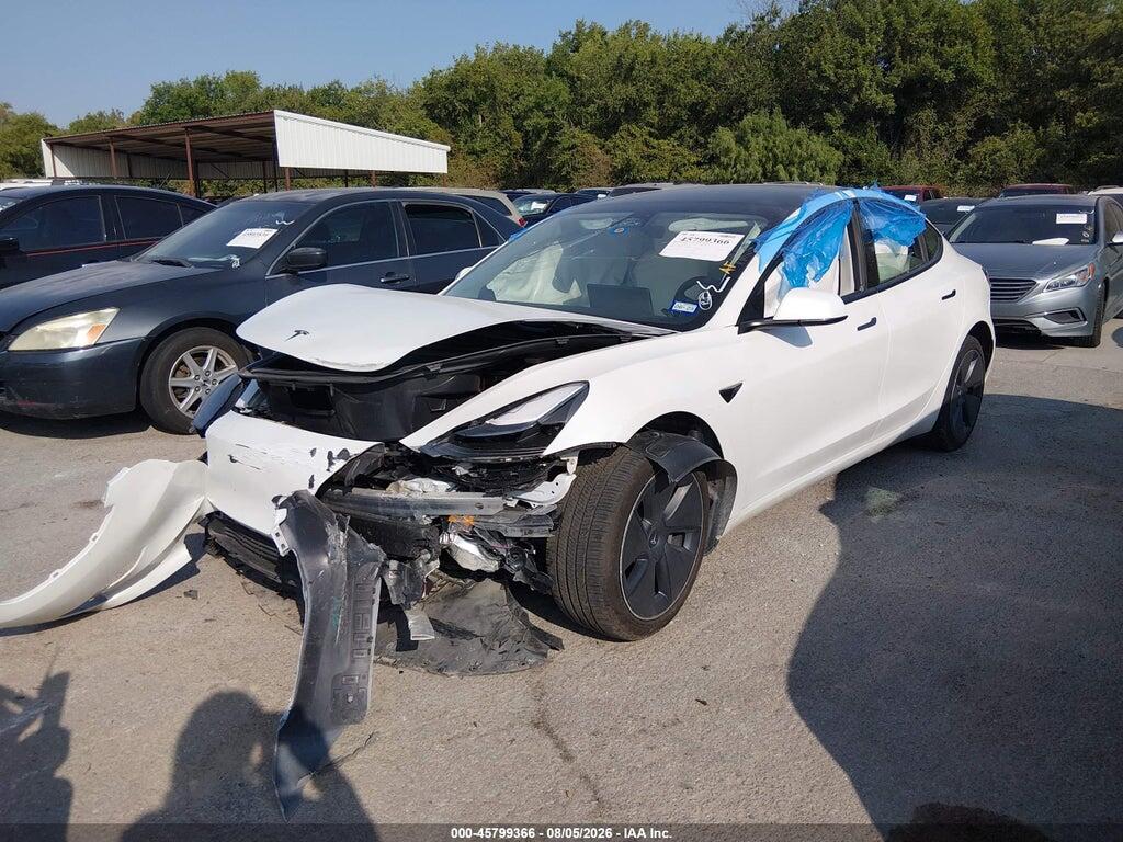 5YJ3E1EA7PF571129 2023 TESLA MODEL 3 photo no. 2