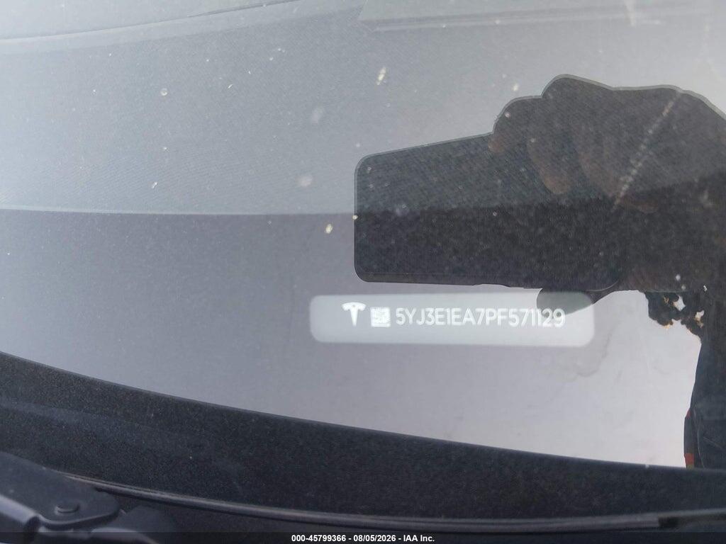 5YJ3E1EA7PF571129 2023 TESLA MODEL 3 photo no. 9