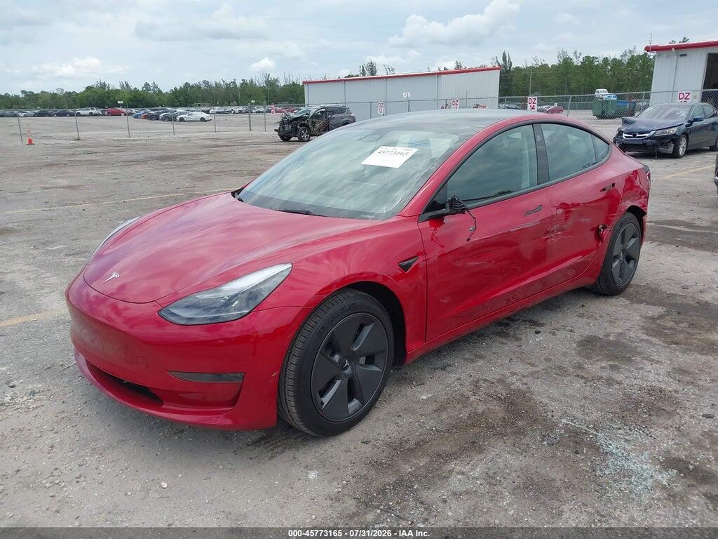 5YJ3E1EA1PF566847 2023 TESLA MODEL 3 photo no. 2