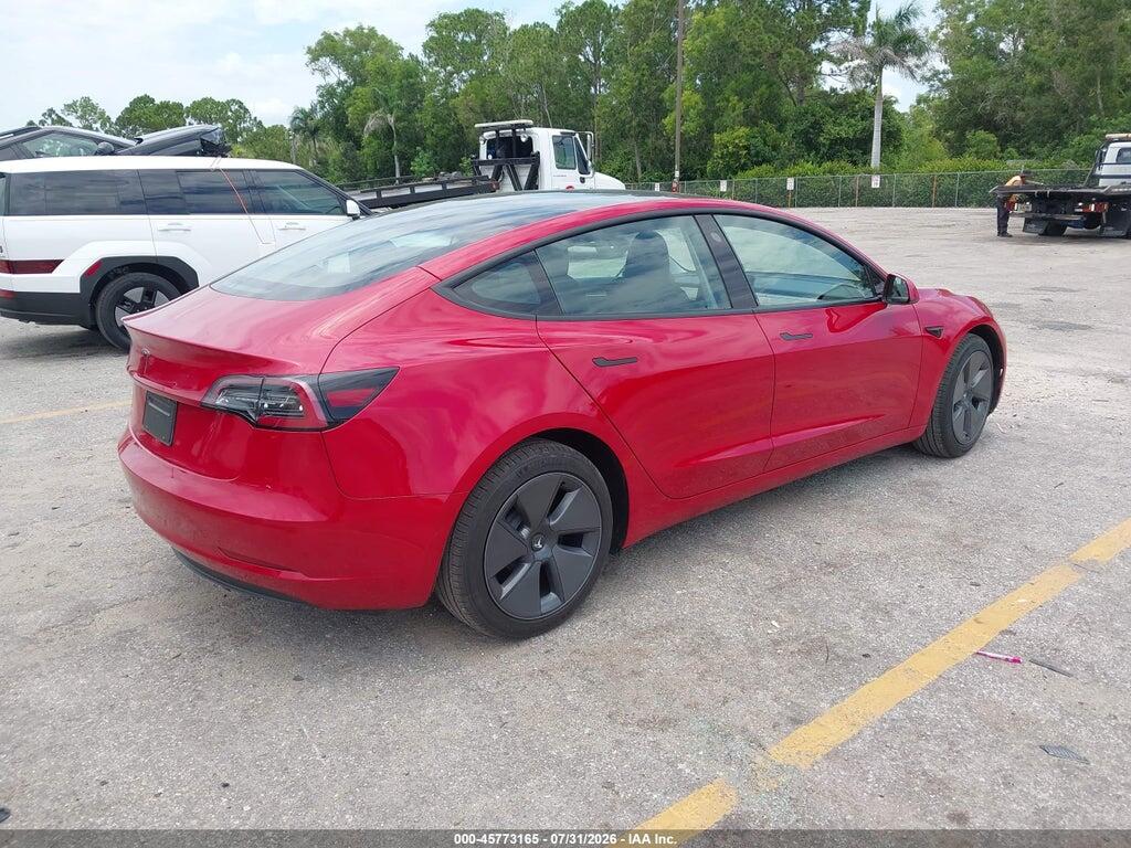 5YJ3E1EA1PF566847 2023 TESLA MODEL 3 photo no. 4