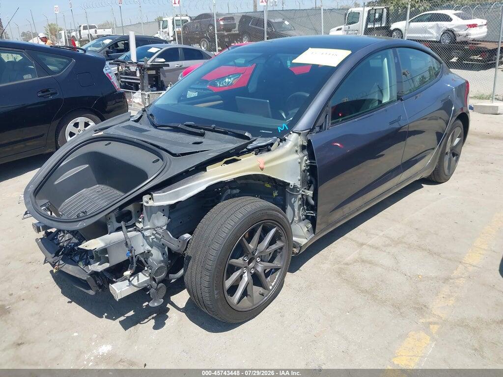 5YJ3E1EA9PF565736 2023 TESLA MODEL 3 photo no. 2
