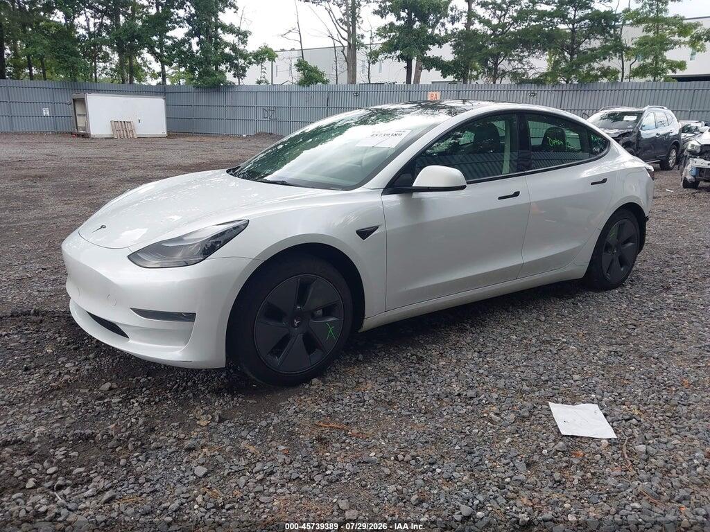 5YJ3E1EA2PF499384 2023 TESLA MODEL 3 photo no. 2