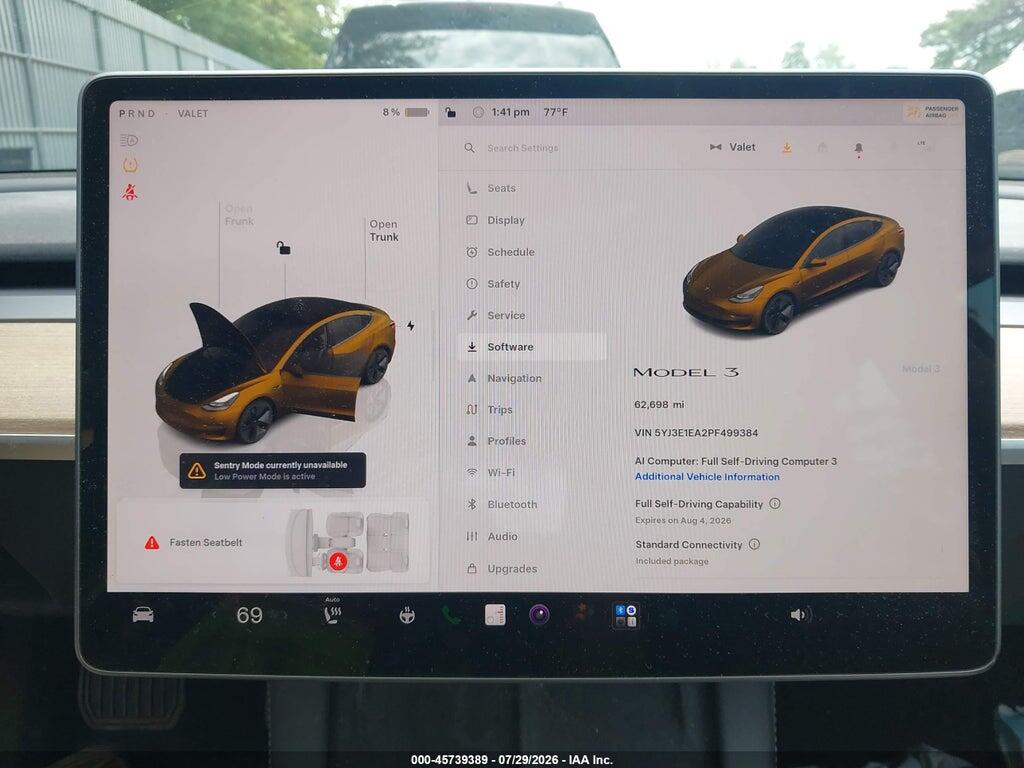 5YJ3E1EA2PF499384 2023 TESLA MODEL 3 photo no. 7
