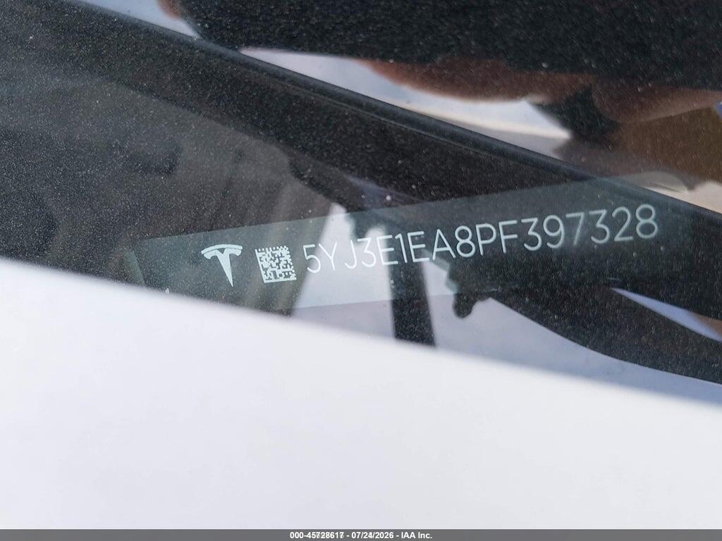 5YJ3E1EA8PF397328 2023 TESLA MODEL 3 photo no. 9
