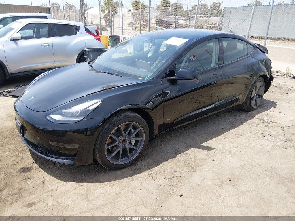 5YJ3E1EA2PF691159 2023 TESLA MODEL 3 photo no. 2