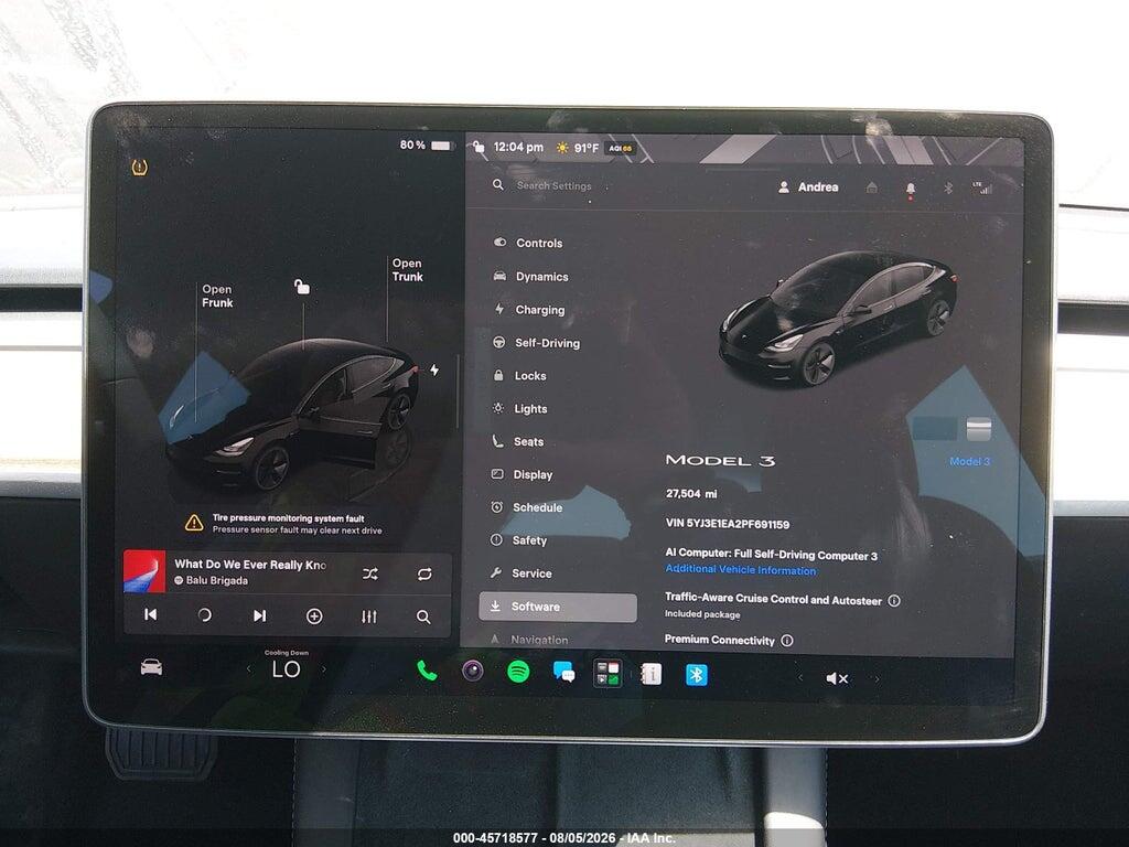 5YJ3E1EA2PF691159 2023 TESLA MODEL 3 photo no. 7