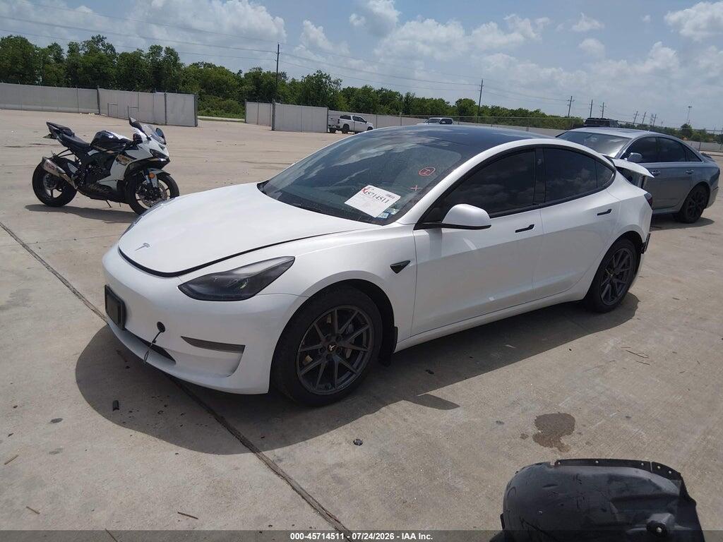 5YJ3E1EA7PF590067 2023 TESLA MODEL 3 photo no. 2