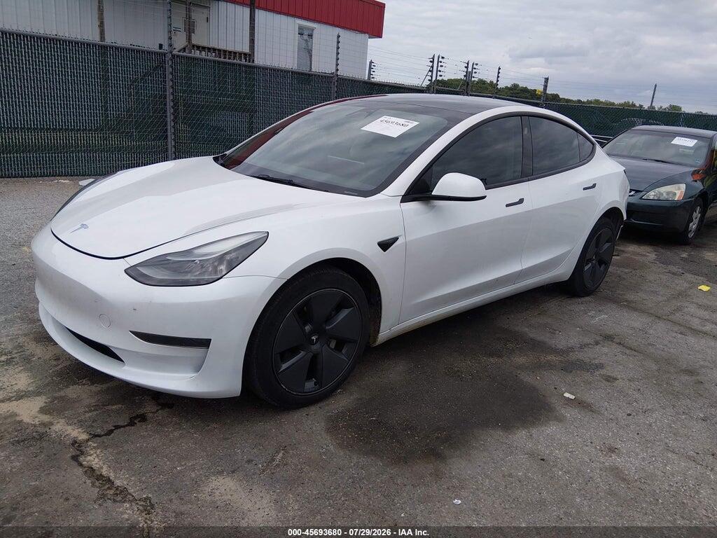 5YJ3E1EA7PF476540 2023 TESLA MODEL 3 photo no. 2