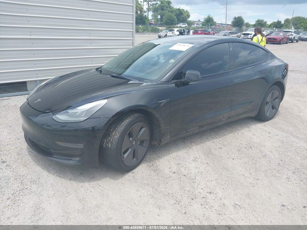 5YJ3E1EA3PF437654 2023 TESLA MODEL 3 photo no. 2