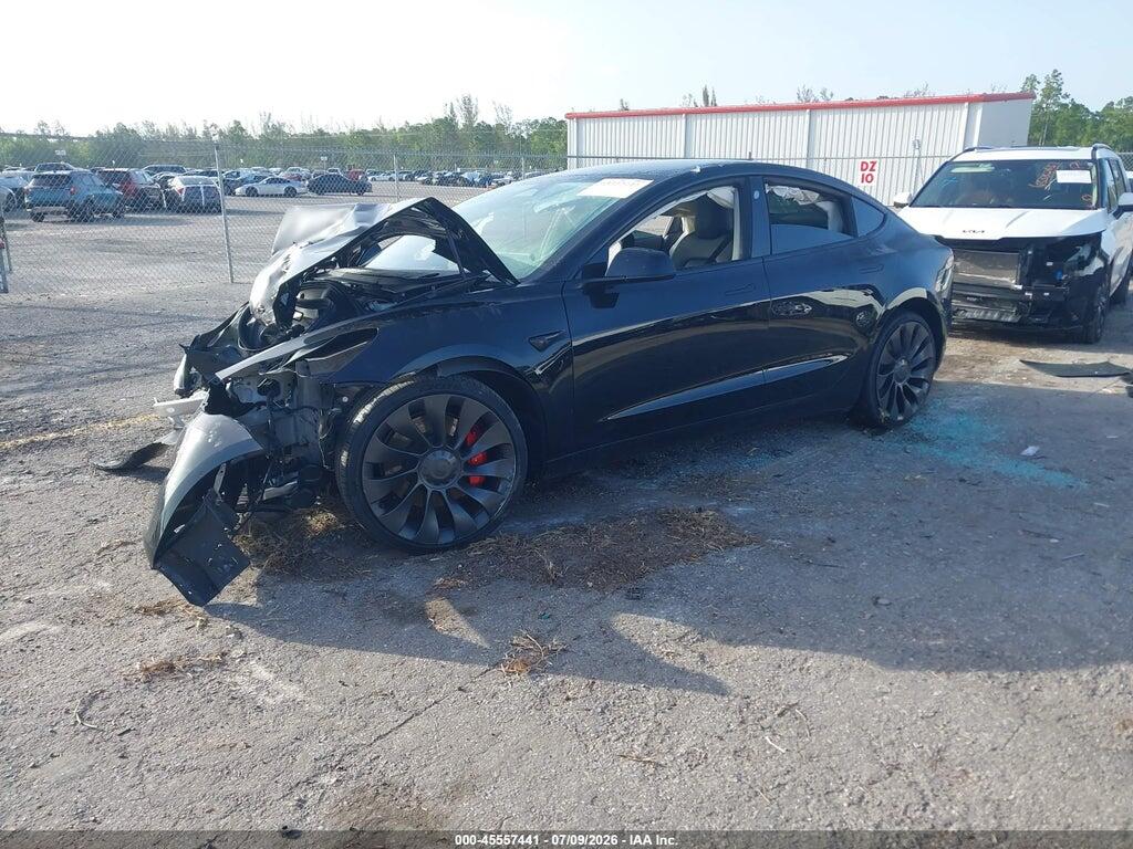 5YJ3E1EC8PF692804 2023 TESLA MODEL 3 photo no. 2