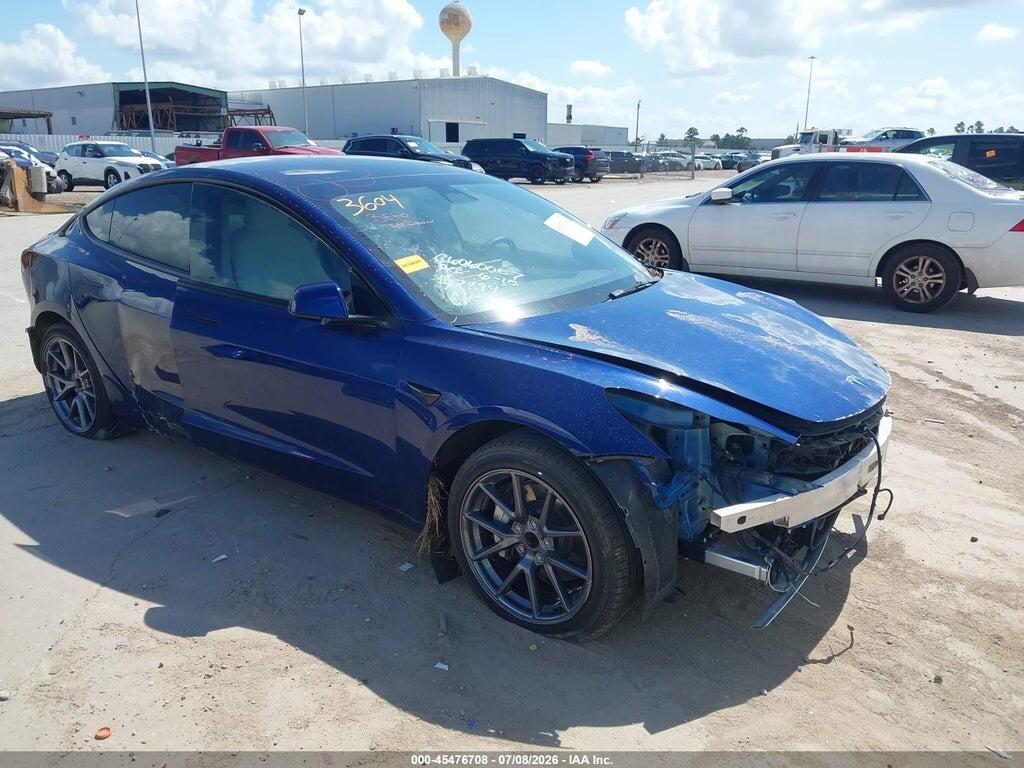 5YJ3E1EA5PF477394 2023 TESLA MODEL 3 photo no. 1