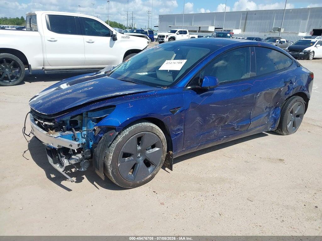 5YJ3E1EA5PF477394 2023 TESLA MODEL 3 photo no. 2