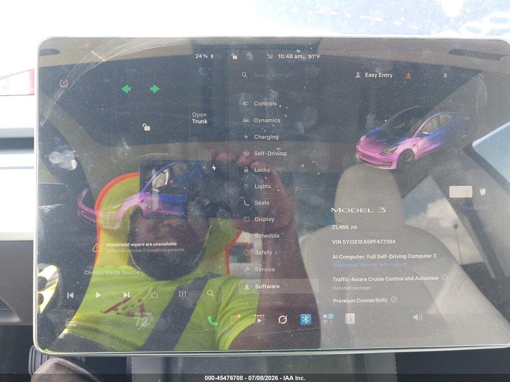 5YJ3E1EA5PF477394 2023 TESLA MODEL 3 photo no. 7