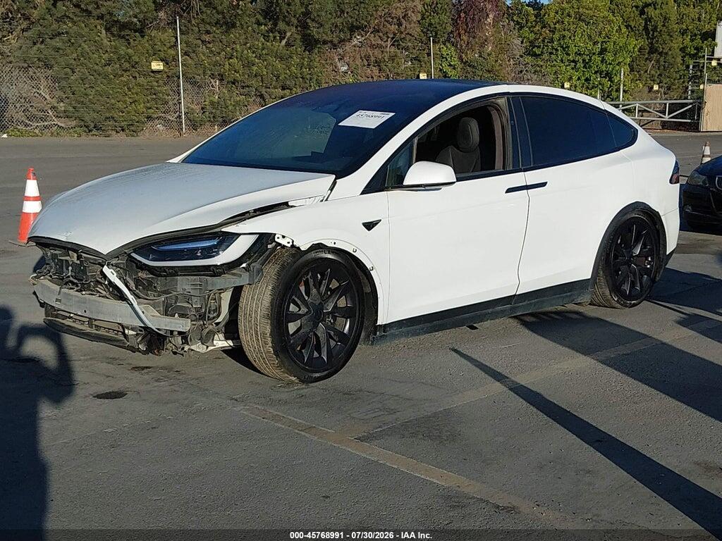 7SAXCBE58PF378863 2023 TESLA MODEL X photo no. 2