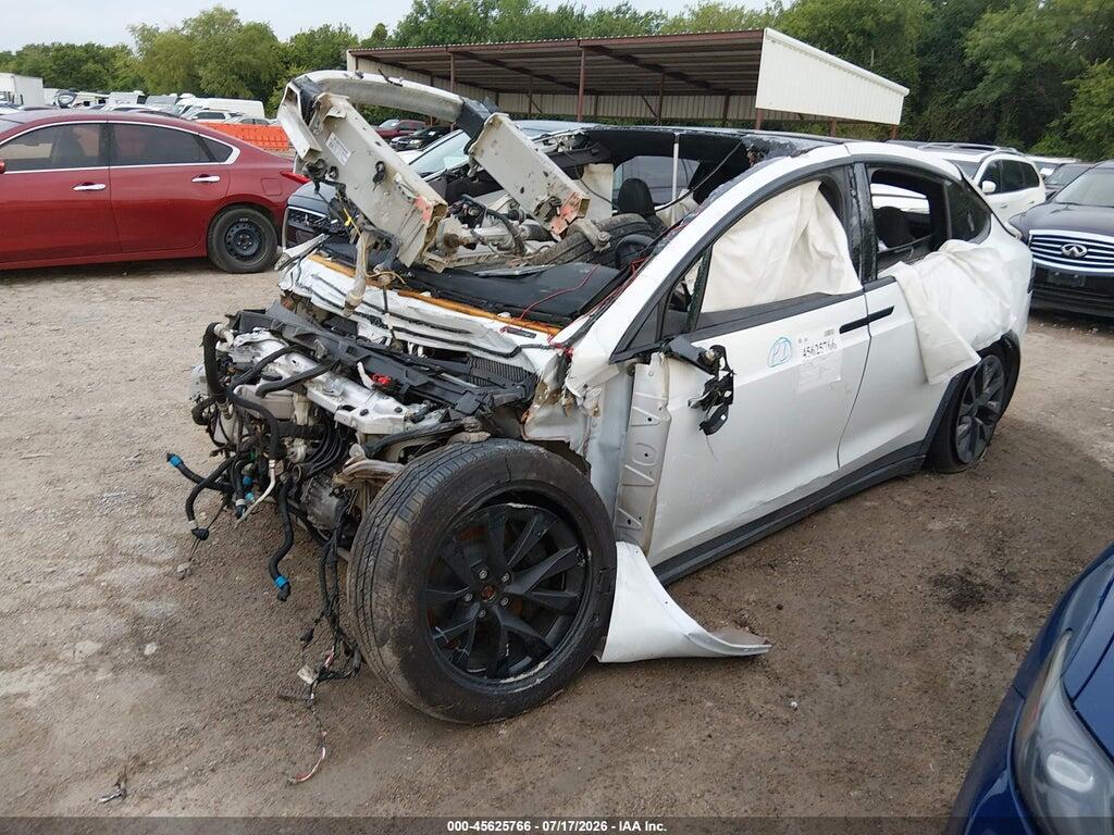 7SAXCDE51PF386802 2023 TESLA MODEL X photo no. 2