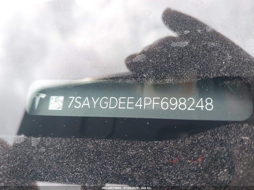 7SAYGDEE4PF698248 2023 TESLA MODEL Y photo no. 9