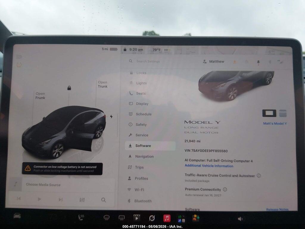 7SAYGDEE9PF855580 2023 TESLA MODEL Y photo no. 7
