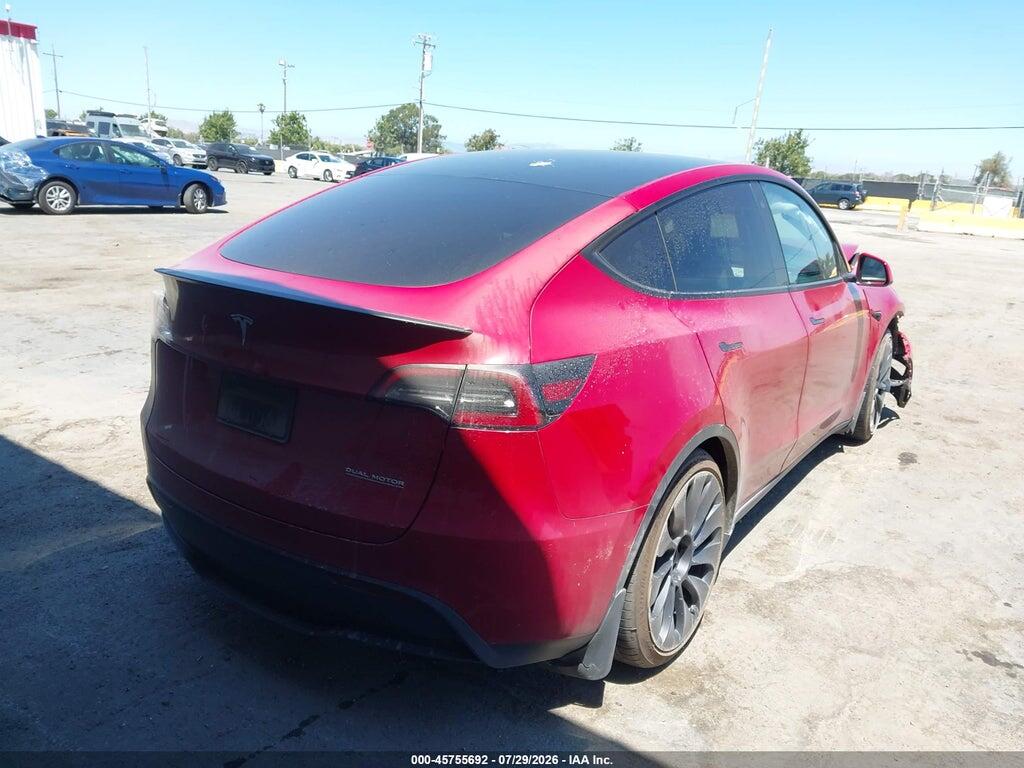 7SAYGDEF7PF740324 2023 TESLA MODEL Y photo no. 4