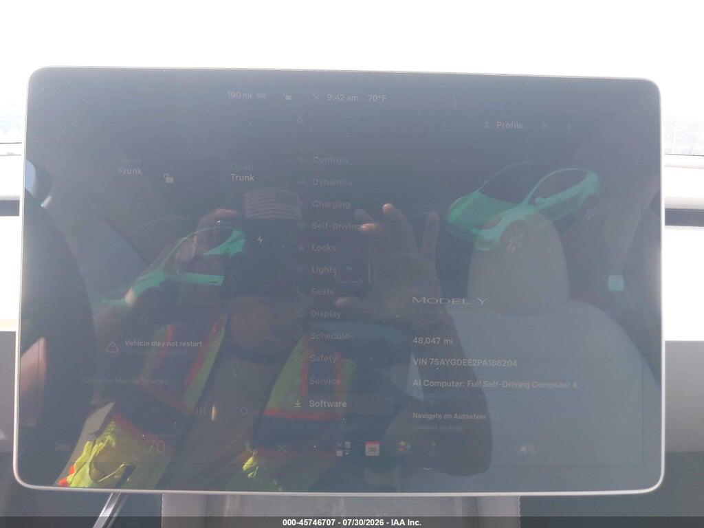7SAYGDEE2PA188204 2023 TESLA MODEL Y photo no. 7