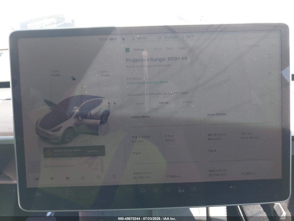 7SAYGDEE8PF809819 2023 TESLA MODEL Y photo no. 7