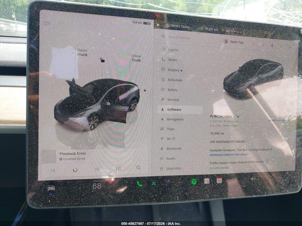 7SAYGDEE9PF796353 2023 TESLA MODEL Y photo no. 7