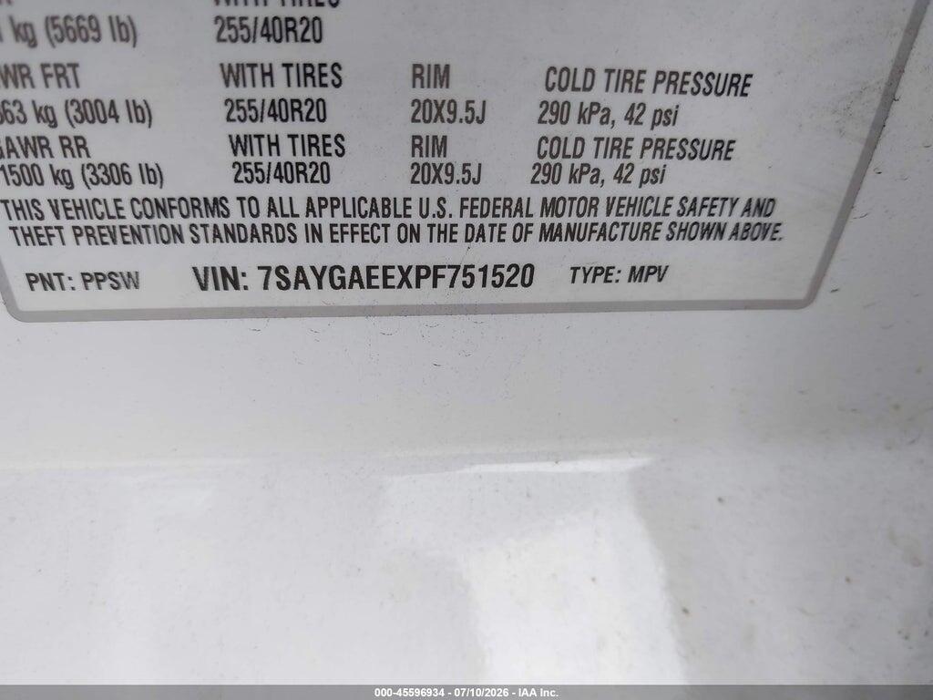 7SAYGAEEXPF751520 2023 TESLA MODEL Y photo no. 9