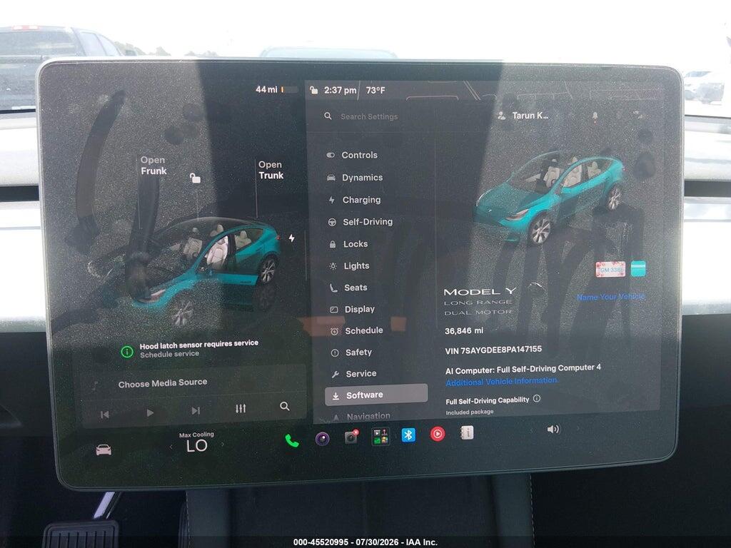7SAYGDEE8PA147155 2023 TESLA MODEL Y photo no. 7