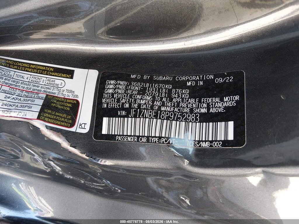 JF1ZNBE18P9752983 2023 TOYOTA GR86 photo no. 9