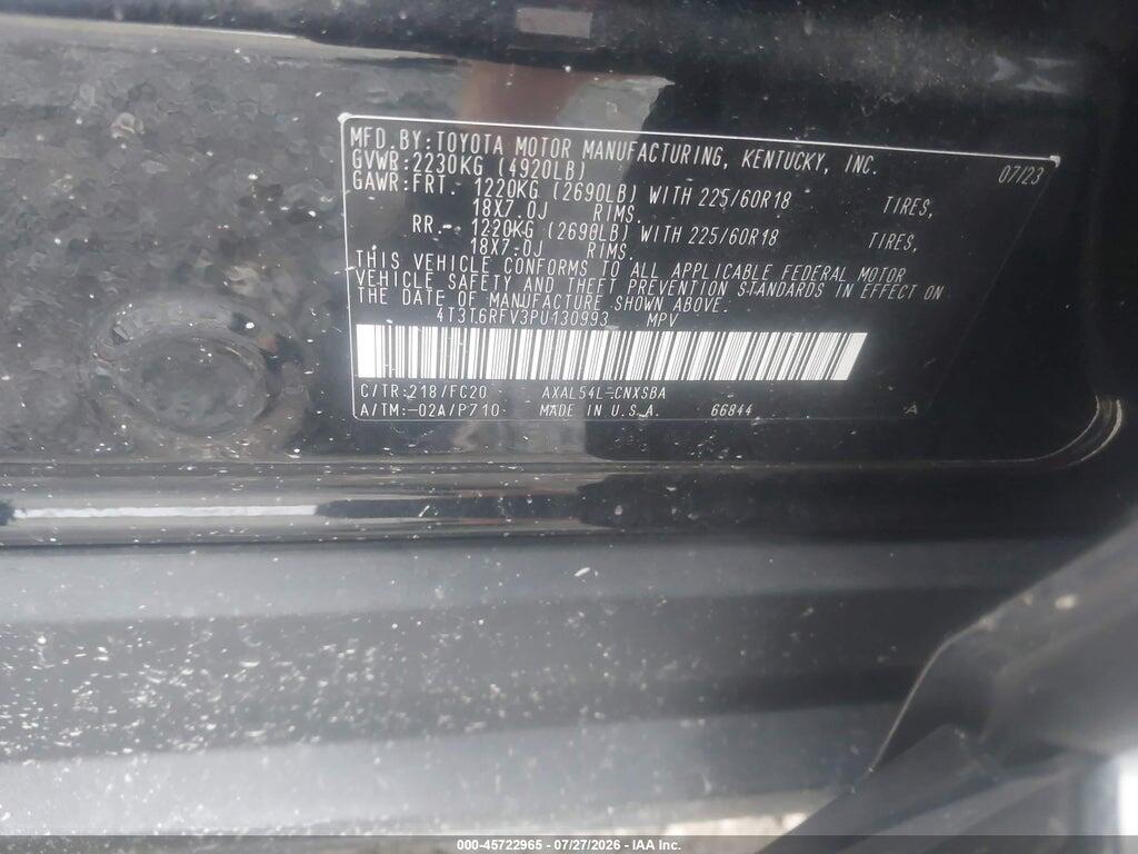 4T3T6RFV3PU130993 2023 TOYOTA RAV4 HYBRID photo no. 9