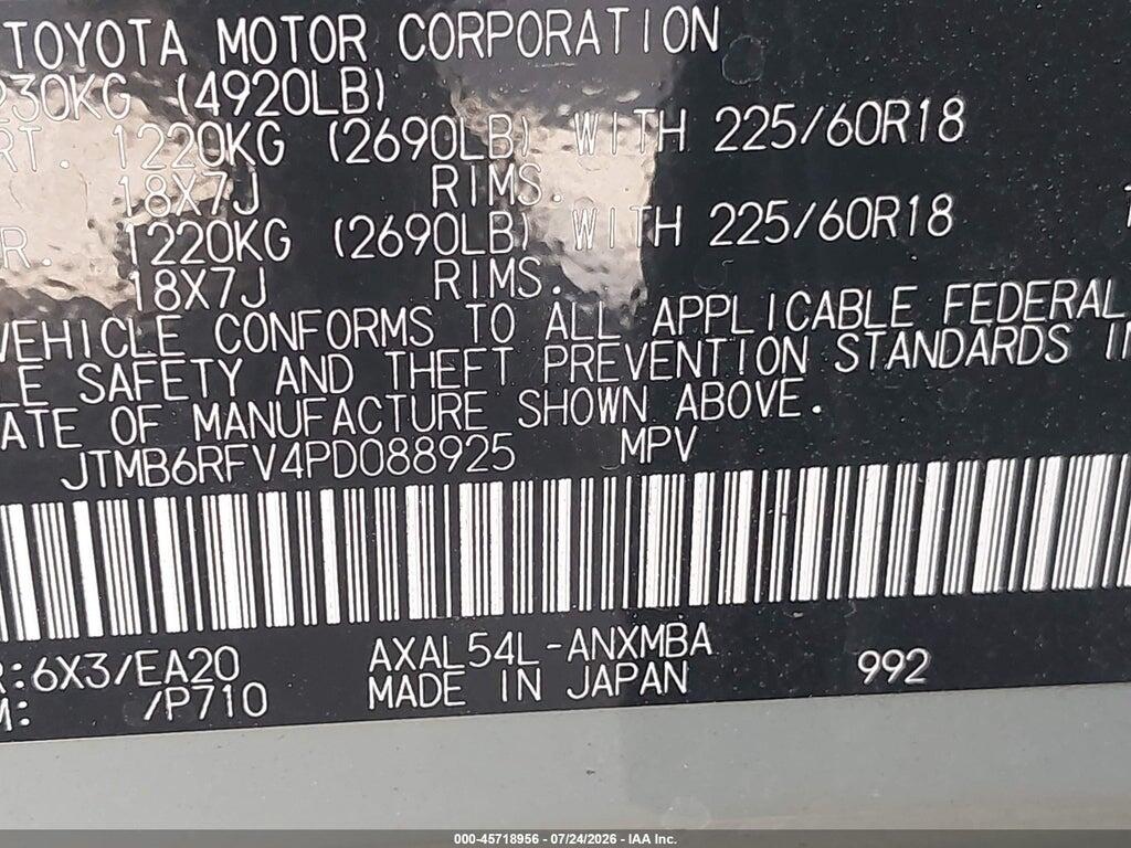 JTMB6RFV4PD088925 2023 TOYOTA RAV4 HYBRID photo no. 9