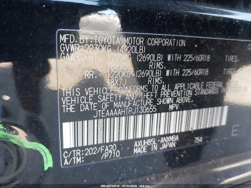 JTEAAAAH1PJ130655 2023 TOYOTA VENZA photo no. 9